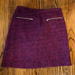 Purple skirt Loft size 4